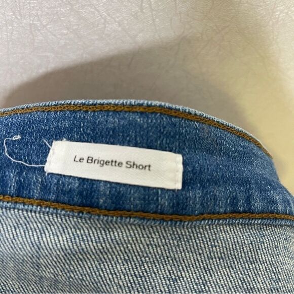 𝅺frame Le Brigette Raw Hem Denim Shorts in Armistead 32 - Picture 8 of 8